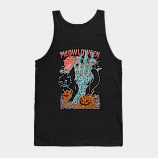 Halloween cat Tank Top